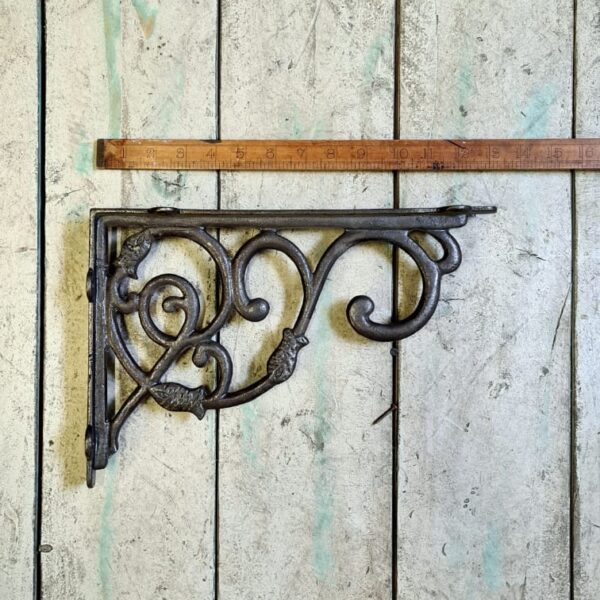 Shelf Hanging Bracket DUTCH Antique Iron 230mm x 340mm