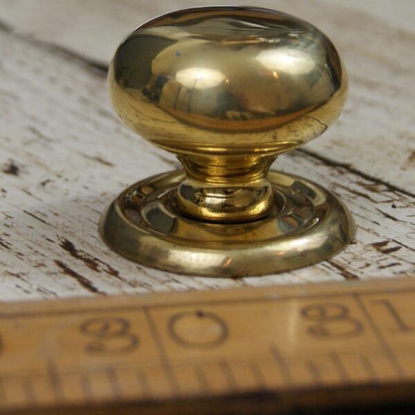 Brass door knobs
