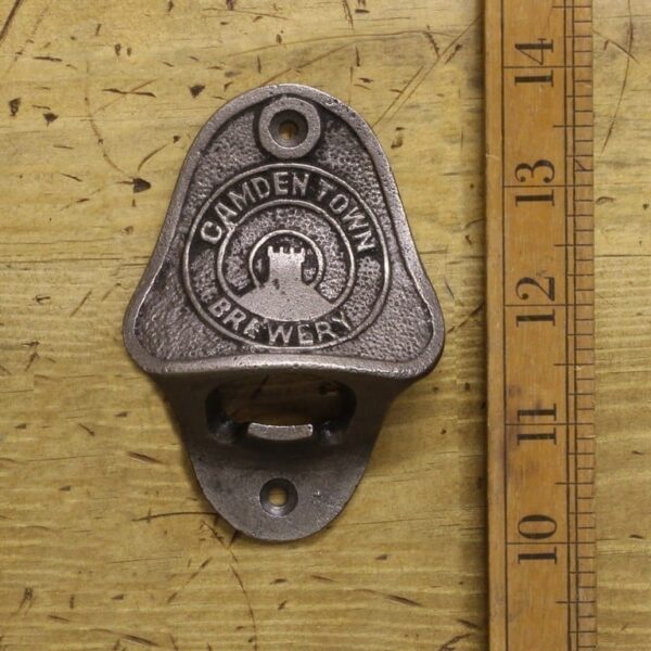 Bottle Opener Wall Mounted CAMDEN TOWN Cast Antique Iron