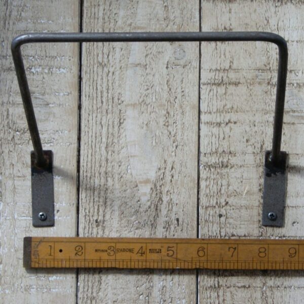 Wine Bottle / Magazine Paper Holder Bracket Antique Iron 200mm x 200mm