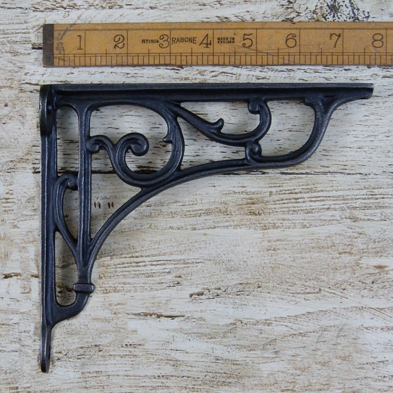 Shelf Bracket HERITAGE Cast Antique Iron 175mm x 200mm