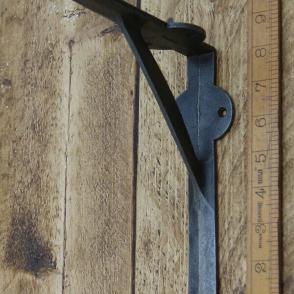 Alternative view of Shelf Bracket GALLOWS Plain Lugs Cast Antique Iron 216mm x 216mm