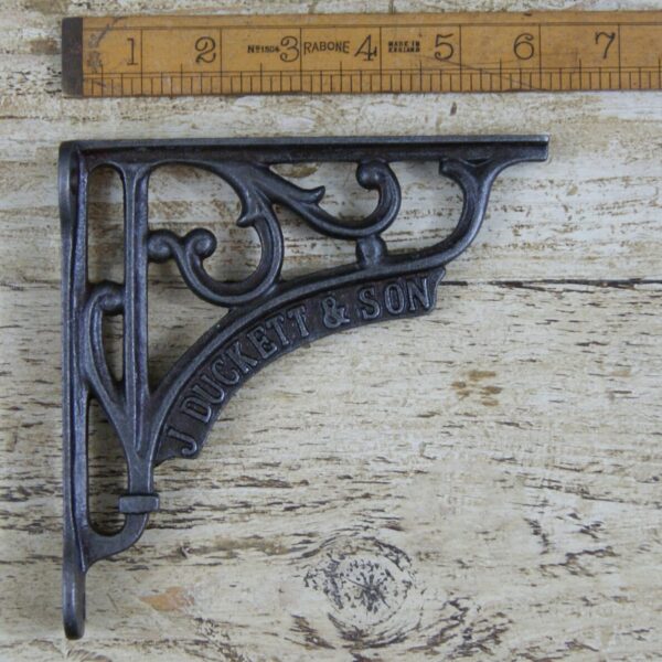 Shelf Bracket J DUCKETT & SON Antique Iron 150mm x 150mm
