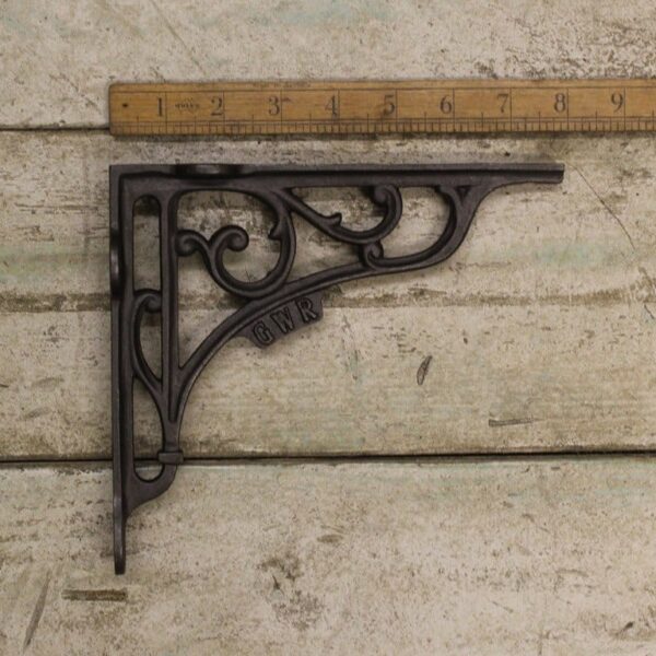 Shelf Bracket GWR Cast Antique Iron 180mm x 200mm