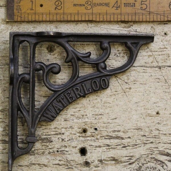 Shelf Bracket WATERLOO Heritage Cast Antique Iron 125mm x 125mm