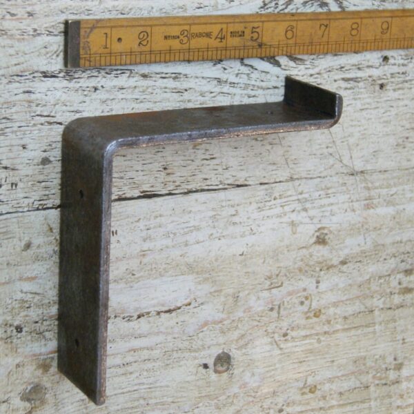 Shelf Bracket UTILITY Angled Lip Strong Steel 150mm x 150mm