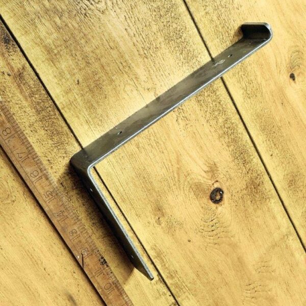 Alternative view of Shelf Bracket UTILITY Medium Duty Angle Lip Steel 150mm x 238mm