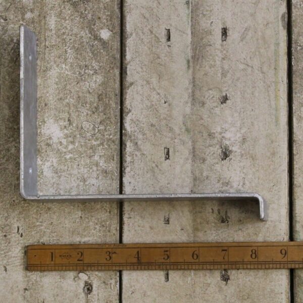 Shelf Bracket UTILITY Angled Lip Strong Galv 150mm x 225mm