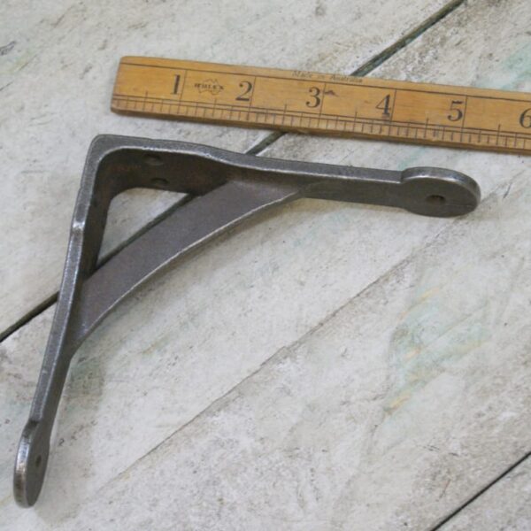 Shelf Bracket GALLOWS Penny End Cast Antique Iron 125mm x 125mm