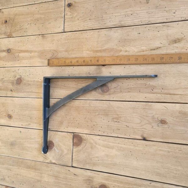 Shelf Bracket GALLOWS Penny End Cast Antique Iron 263mm x 388mm