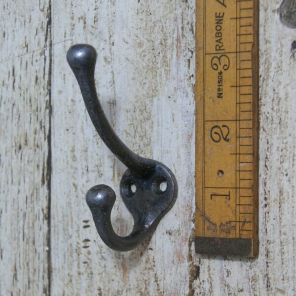 Hat & Coat Hook Childs BUTTERWORTH Cast Antique Iron 75mm