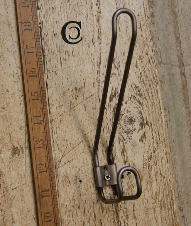 Coat Hook Wire School 2 Part (order Plaque) 165mm x 5mm wire