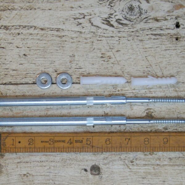 Concealed Shelf Support Screw-in 170mm Rod Masonry 12mm x 250mm