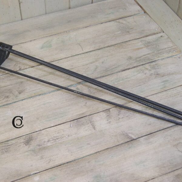 Hairpin Leg RE-BAR 3 Prong Antique Iron 710mm