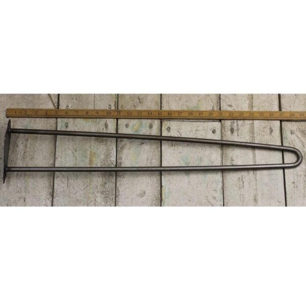 Hairpin Leg 2 Prong Heavy Duty Antique Iron 710mm
