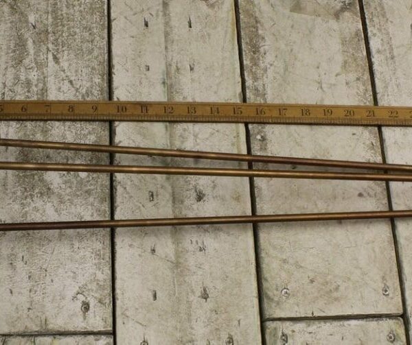 Hairpin Leg 3 Prong FOOTED Antique Copper 710mm