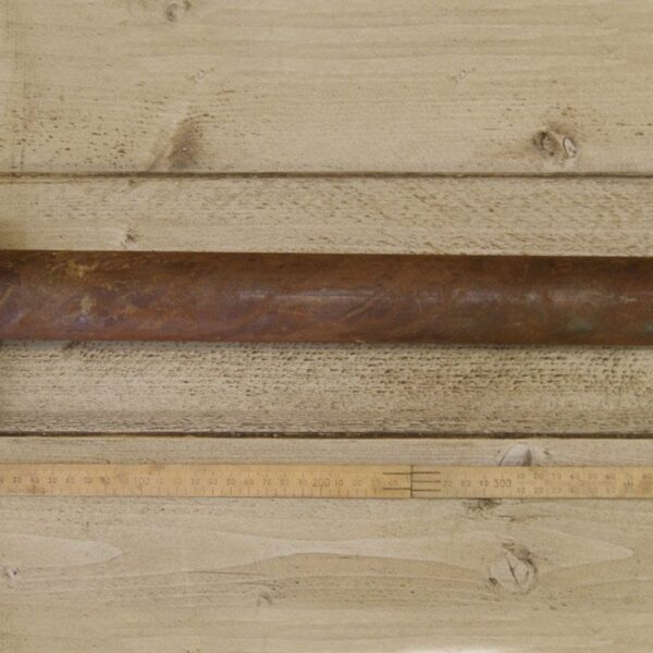 Table Leg Tubular Breakfast Bar Antique Iron 400mm x 50mm