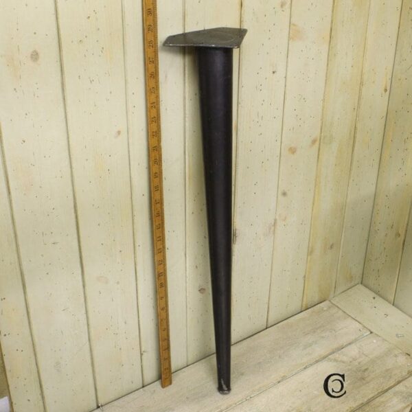 Furniture Leg Conical Tapered Antique Iron 28" / 710mm