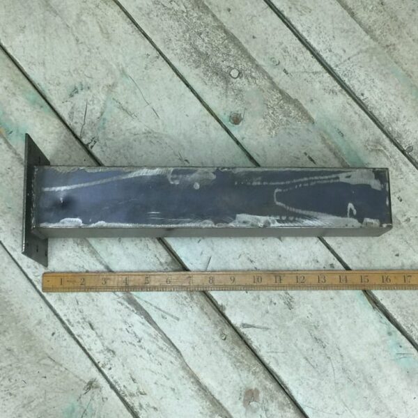 Table Leg Box Section 70x70mm Splayed Mild Steel 400mm