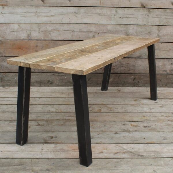 Table Leg Box Section 70x70mm Splayed Mild Steel 710mm