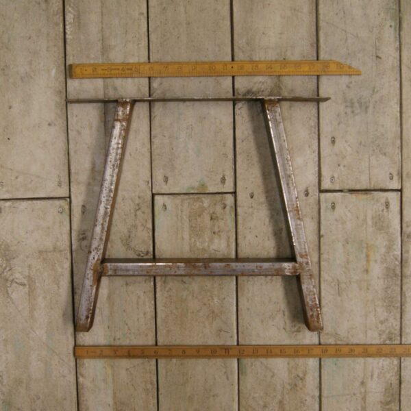 Bench / Coffee A Frame 50x25 Box Section 400mm High - Top 100x250, Legs 200<335 Antique Iron