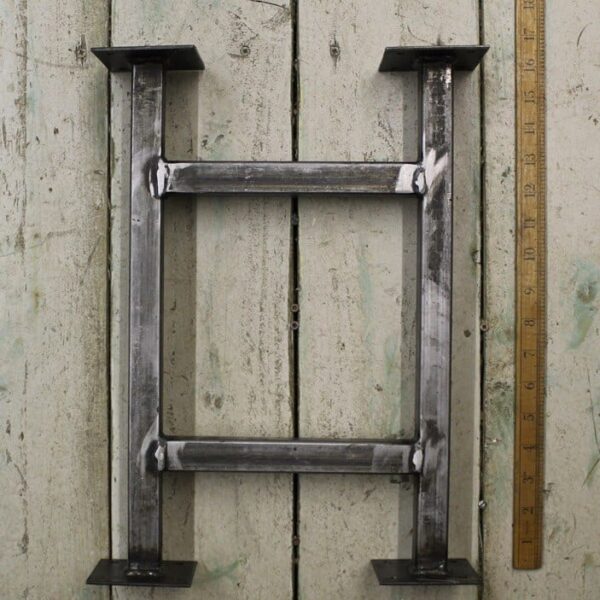 Bedside Table End Frame Bench 25mm Square Tube 406mm x 356mm
