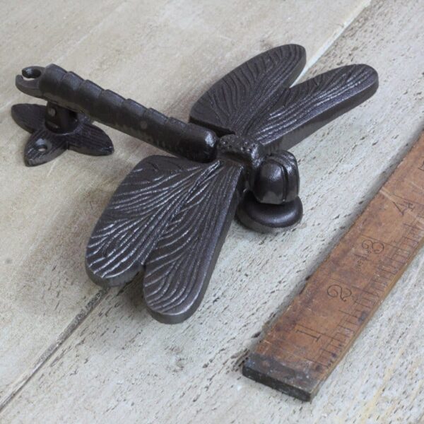 Door Knocker DRAGONFLY Cast Antique Iron 150mm