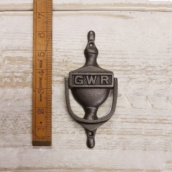 Door Knocker GWR Cast Antique Iron 150mm