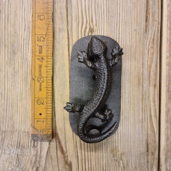Door Knocker LIZARD Antique Iron - 127mm x 64mm