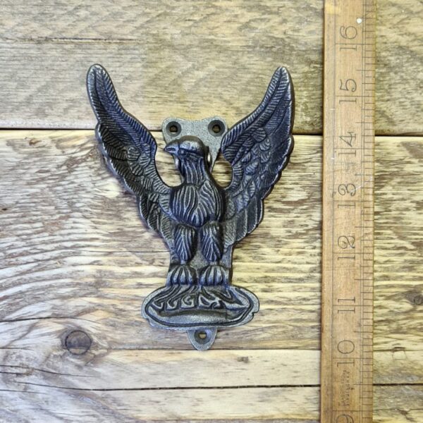Door Knocker EAGLE Cast Antique Iron 90mm x 120mm