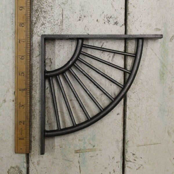 Shelf Bracket SUNRISE Cast Antique Iron 190mm x 190mm