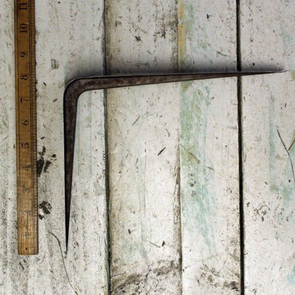 Shelf Bracket Pressed LONDON TYPE Antique Iron 200mm x 250mm