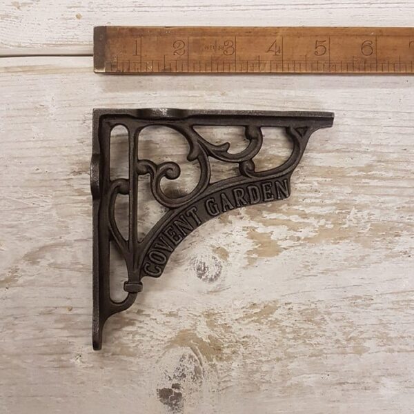 Shelf Bracket COVENT GARDEN Cast Antique Iron 125mm x 125mm