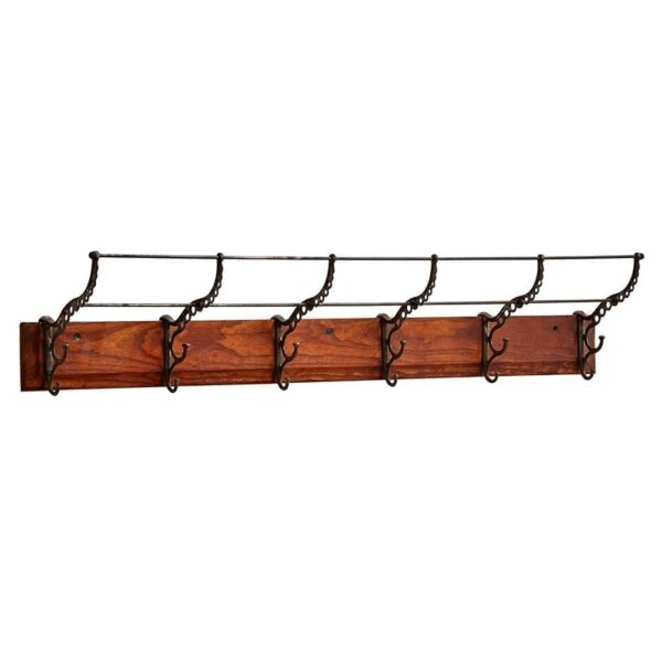 Alternative view of Luggage Carriage Brackets PULLMAN For Rods Cast Antique Iron 250mm