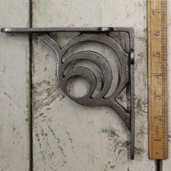 Shelf Bracket LUNAR Cast Antique Iron 150mm x 150mm