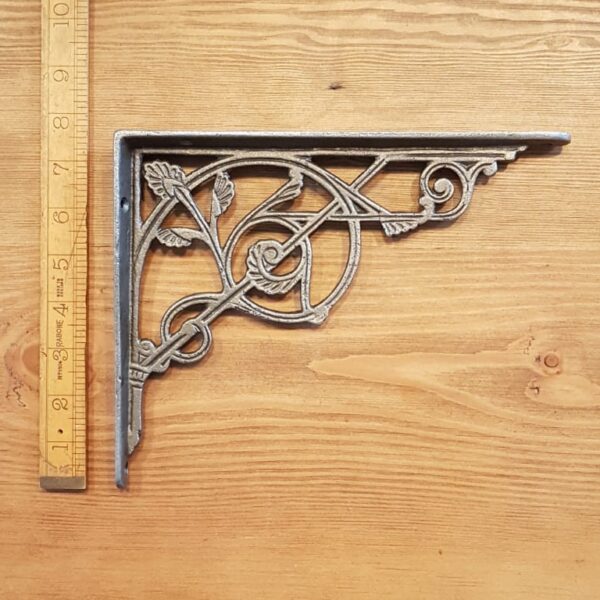 Shelf Bracket STAVE Cast Antique Iron 180mm x 230mm
