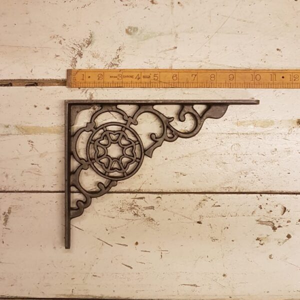 Shelf Bracket COBWEB Design Cast Antique Iron 203mm x 267mm
