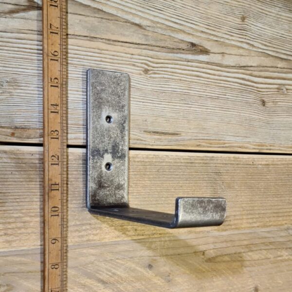 Alternative view of Shelf Bracket Utility Lipped MARSH Antique Iron 155mm x 230mm