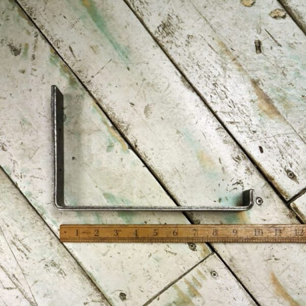 Shelf Bracket Utility Lipped MARSH Antique Iron 155mm x 230mm