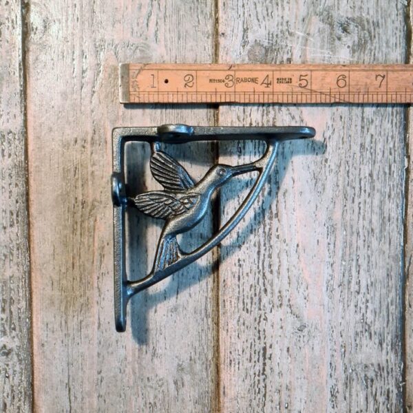 Shelf Wall Bracket DOVE Antique Cast Iron 125mm x 125mm also see D175