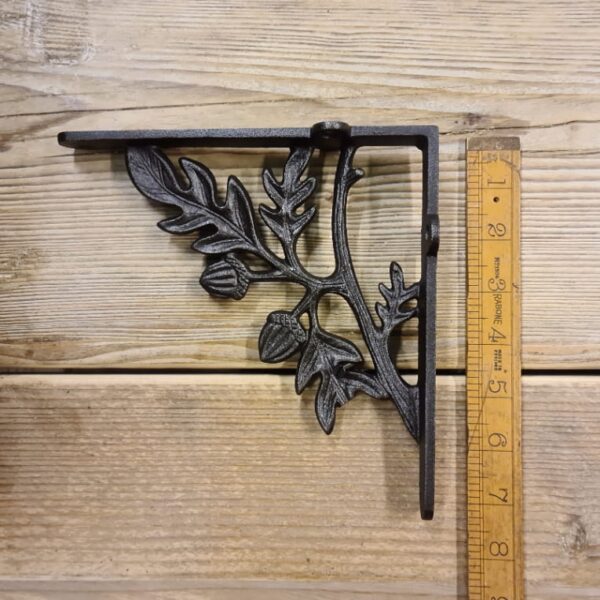 Shelf Bracket ACORN Antique Iron - 175mm x 175mm