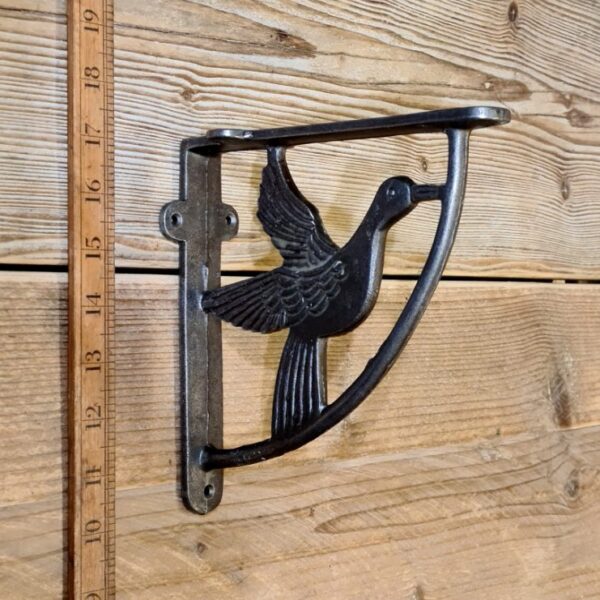 Shelf Wall Bracket DOVE Antique Cast Iron 175mm x 175mm also see D161