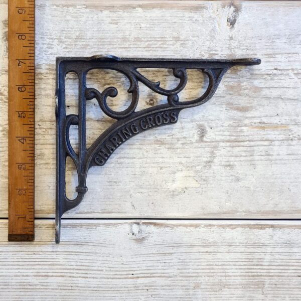 Shelf Bracket CHARING CROSS Heritage Cast Antique Iron 178mm x 197mm