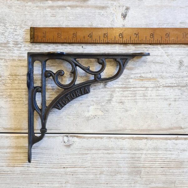 Shelf Bracket VICTORIA Heritage Cast Antique Iron 175mm x 194mm