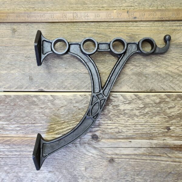 Alternative view of Luggage Carriage Brackets RATHBONE Y Shape Cast Iron 305mm x 290mm 26mm Hole