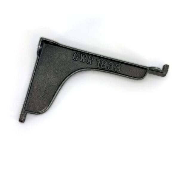 Alternative view of Shelf Bracket Lip Railway GWR 1833 Cast Antique Iron 220mm