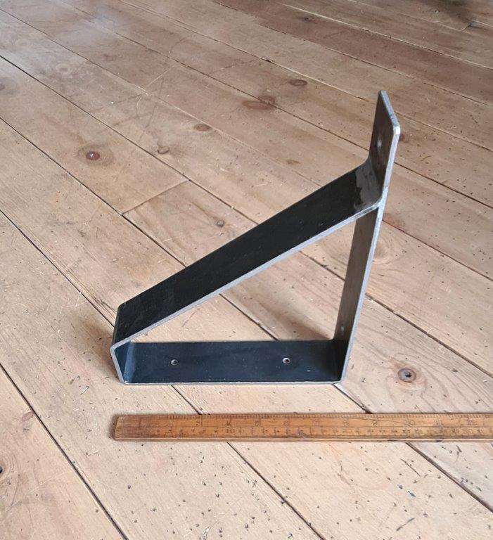 Shelf Bracket Utility CELTIC Antique Iron 200mm Int - Image 2