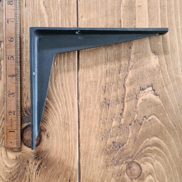 Shelf Bracket PLAIN VOLE Design Cast Antique Iron 160mm x 185mm