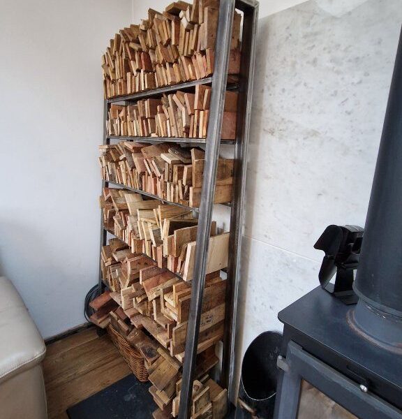 Metal Shelving Unit Graduated Floor Standing 1000 x 300>140 x 1800mm High