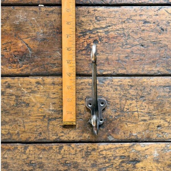 Alternative view of Hat & Coat Hook SCALBY Antique Iron 175mm